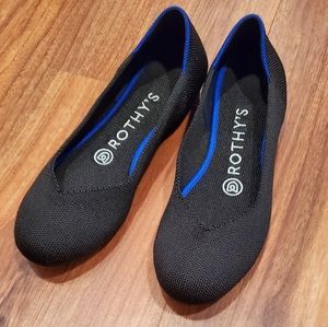 Rothy's The Flat in Black size 5.5